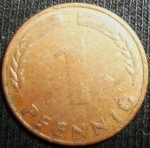 monedas de Europa - Alemania -  1950 (Reverso)