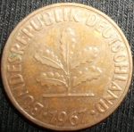 monedas de Europa - Alemania -  1967 (Anverso)