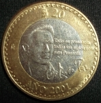 monedas de America - M�xico -  2001 (Anverso)