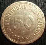 monedas de Europa - Alemania -  1970 (Reverso)