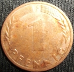 monedas de Europa - Alemania -  1970 (Reverso)