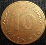 monedas de Europa - Alemania -  1971 (Reverso)