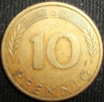 monedas de Europa - Alemania -  1972 (Reverso)