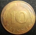 monedas de Europa - Alemania -  1976 (Reverso)