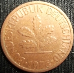 monedas de Europa - Alemania -  1976 (Anverso)