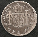 monedas de America - Per� -  1774 - 0.50 REAL (A)