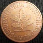 monedas de Europa - Alemania -  1977 (Anverso)
