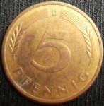 monedas de Europa - Alemania -  1978 (Reverso)