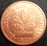 monedas de Europa - Alemania -  1979 (Anverso)
