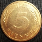 monedas de Europa - Alemania -  1980 (Reverso)