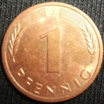 monedas de Europa - Alemania -  1980 (Reverso)