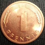 monedas de Europa - Alemania -  1981 (Reverso)