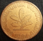 monedas de Europa - Alemania -  1984 (Anverso)