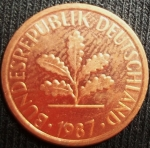 monedas de Europa - Alemania -  1987 (Anverso)