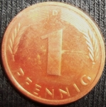 monedas de Europa - Alemania -  1987 (Reverso)