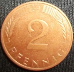 monedas de Europa - Alemania -  1989 (Reverso)