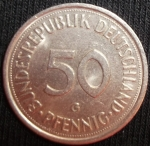 monedas de Europa - Alemania -  1990 (Reverso)