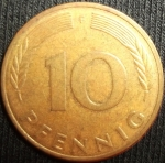 monedas de Europa - Alemania -  1990 (Reverso)