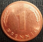 monedas de Europa - Alemania -  1991 (Reverso)