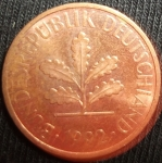 monedas de Europa - Alemania -  1992 (Anverso)