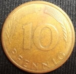 monedas de Europa - Alemania -  1995 (Reverso)