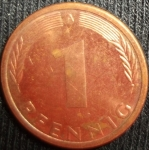 monedas de Europa - Alemania -  1995 (Reverso)