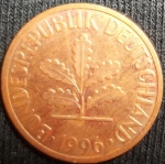 monedas de Europa - Alemania -  1996 (Anverso)