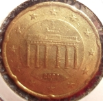 monedas de Europa - Alemania -  2002 (Reverso)