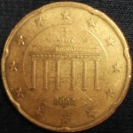 monedas de Europa - Alemania -  2002 (Reverso)