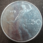 monedas de Europa - Italia -  1979 (Reverso)