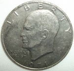 monedas de America - Estados Unidos -  1971 (Anverso)