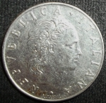 monedas de Europa - Italia -  1971 (Anverso)