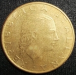 monedas de Europa - Italia -  1977 (Anverso)