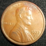 monedas de America - Estados Unidos -  1972 (Anverso)