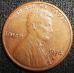 monedas de America - Estados Unidos -  1974 (Anverso)
