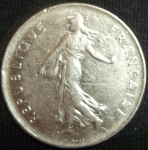 monedas de Europa - Francia -  1971 (Anverso)
