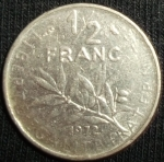 monedas de Europa - Francia -  1972 (Reverso)