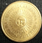 monedas de America - Argentina -  1992 (Anverso)