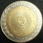 monedas de America - Argentina -  2009 (Anverso)