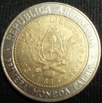 monedas de America - Argentina -  2009 (Reverso)
