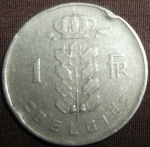 monedas de Europa - B�lgica -  1952 (Reverso)
