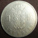 monedas de Europa - B�lgica -  1961 (Reverso)
