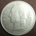 monedas de Europa - B�lgica -  1962 (Anverso)