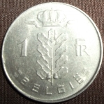 monedas de Europa - B�lgica -  1972 (Reverso)