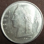 monedas de Europa - B�lgica -  1980 (Anverso)