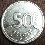 monedas de Europa - B�lgica -  1988 (Reverso)