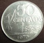 monedas de America - Brasil -  1970 (Reverso)