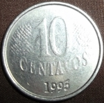 monedas de America - Brasil -  1995 (Reverso)