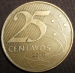 monedas de America - Brasil -  2000 (Reverso)