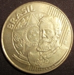 monedas de America - Brasil -  2002 (Anverso)